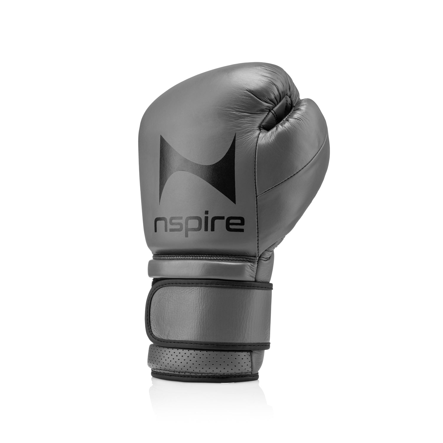 NSPIRE Pro Leather bokshandschoenen — grijs/zwart