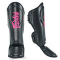 Fairtex x Booster scheenbeschermers — zwart/roze