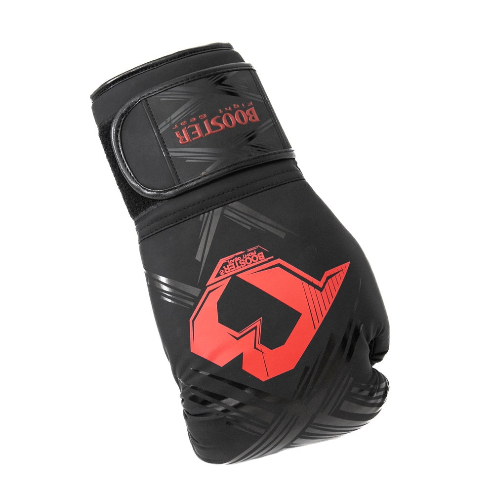 Booster Alpha bokshandschoenen — zwart/rood