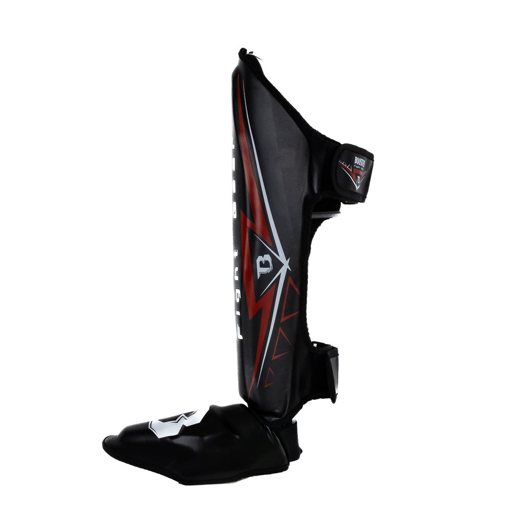 Booster War scheenbeschermers — zwart/rood