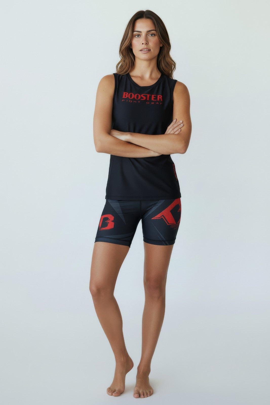 Booster Challenge V2 Compressieshort Rood