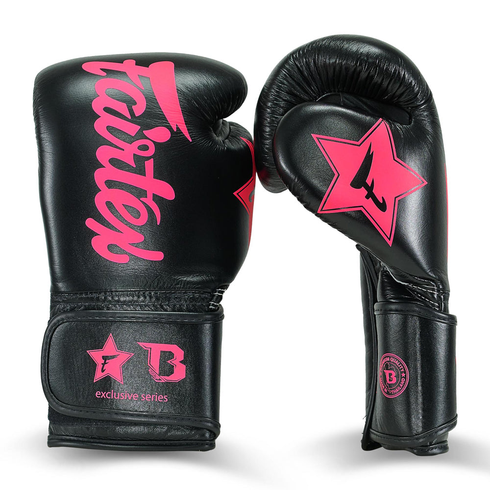 Fairtex x Booster V2 Bokshandschoenen Zwart Roze