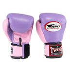 Twins BGVL3 2-tone bokshandschoenen — paars/roze