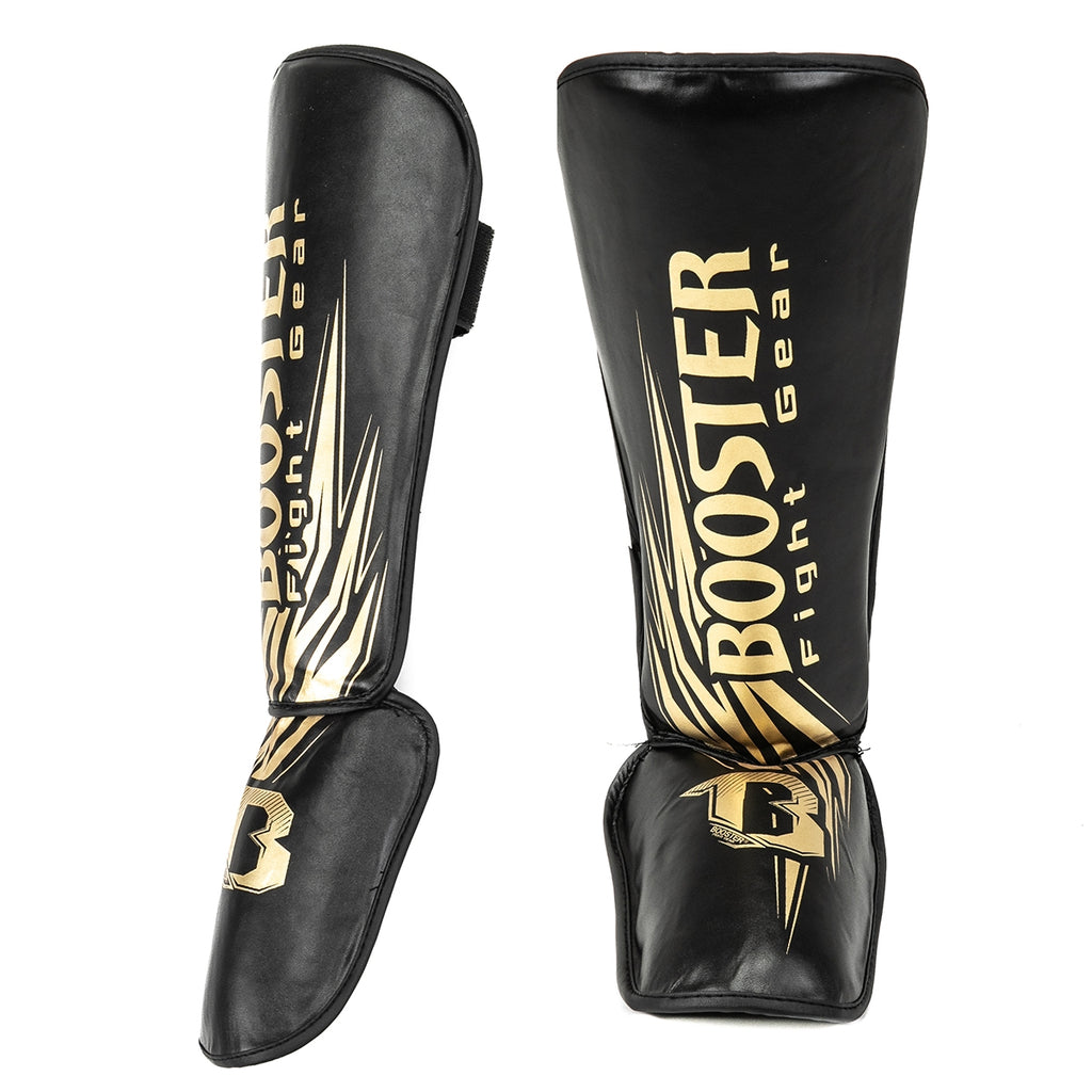 Booster Champion youth scheenbeschermers — zwart