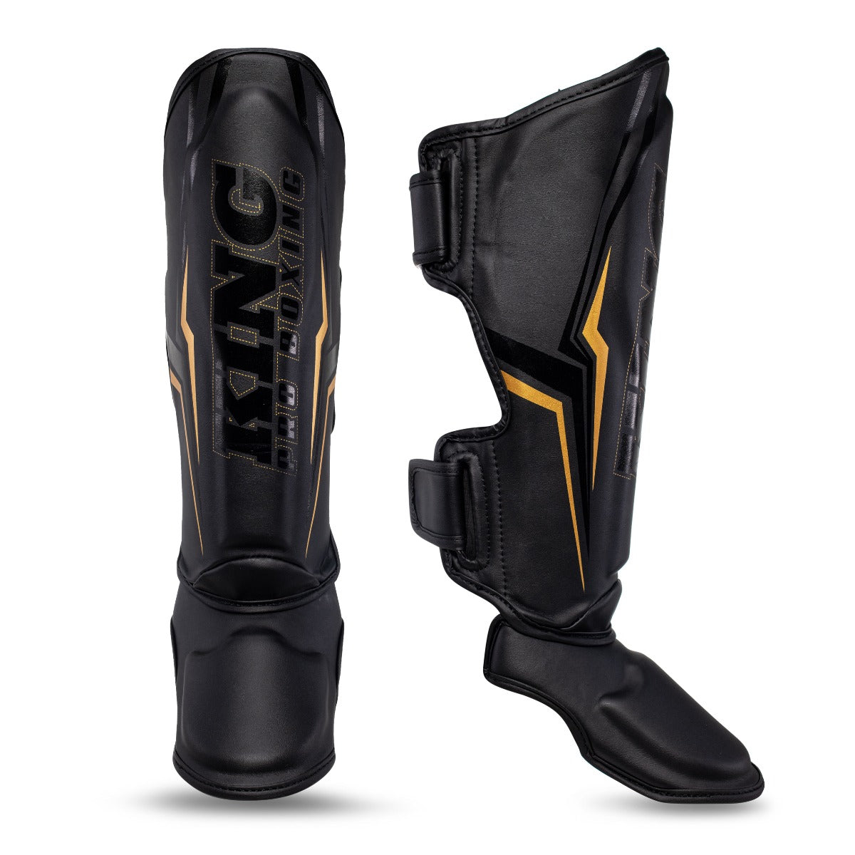 King Pro Boxing Thor scheenbeschermers — zwart
