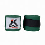 King Pro Boxing Bandages 460cm Donkergroen
