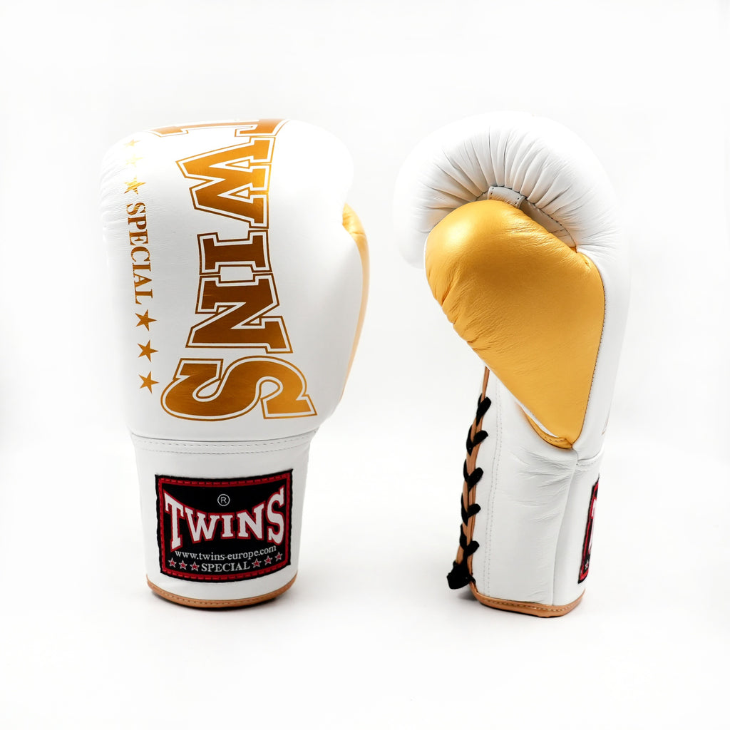 Twins BGLL8 laced bokshandschoenen — wit