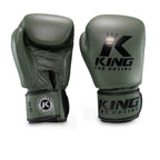 King Pro Boxing BGVL3 bokshandschoenen — military