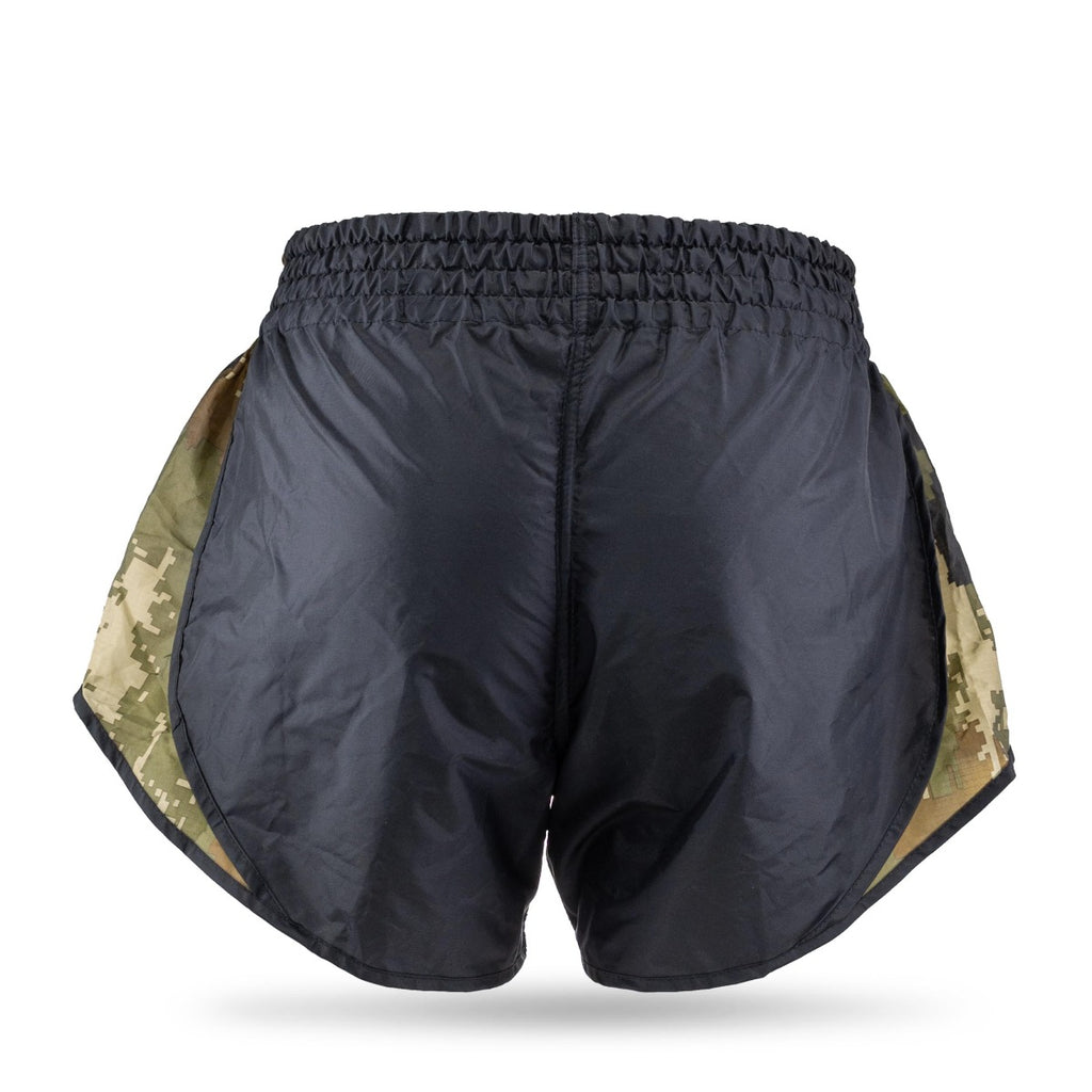 Booster Retro Hybrid BL Camo Groen Fightshorts