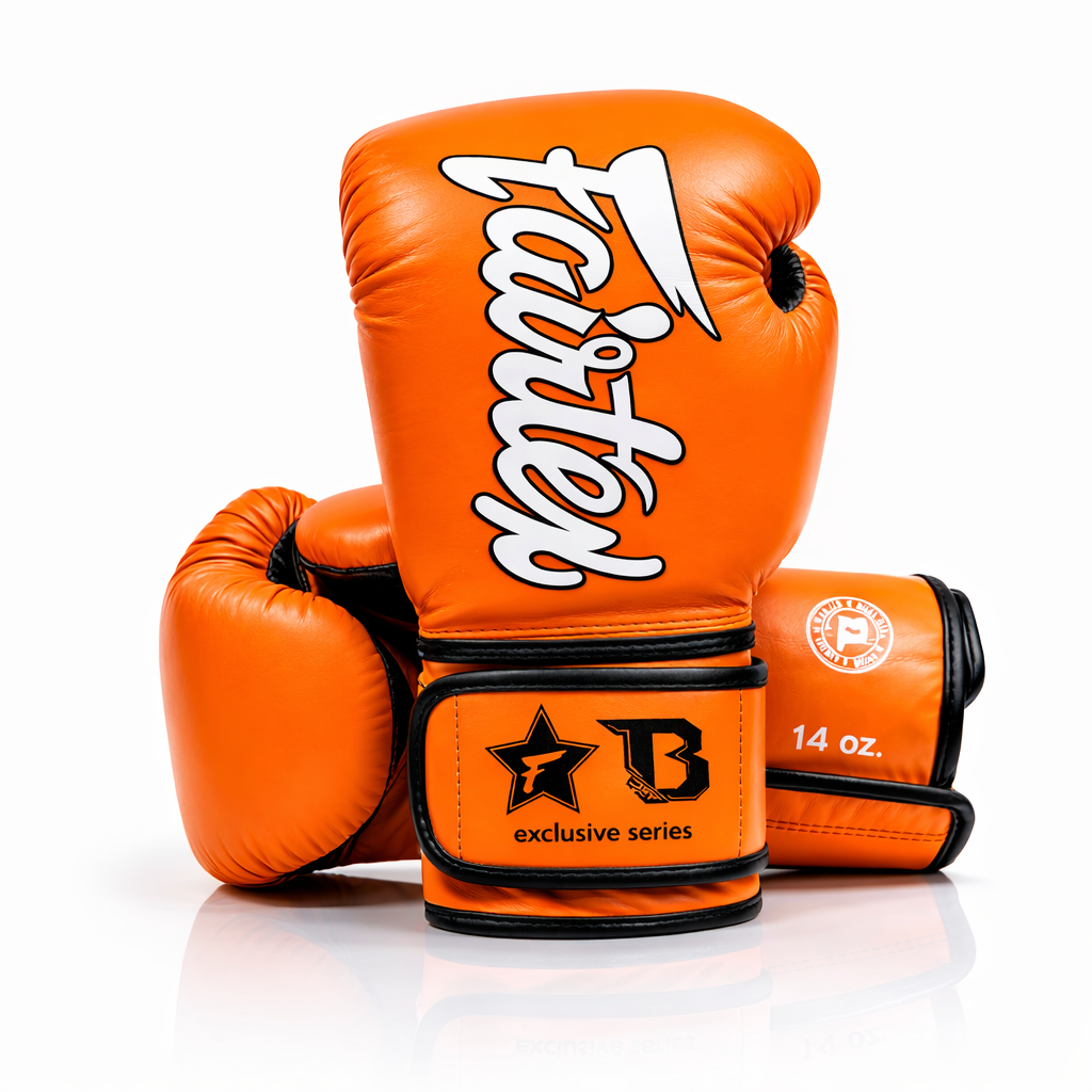 Fairtex x Booster v2 bokshandschoenen — oranje