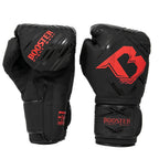 Booster Alpha bokshandschoenen — zwart/rood