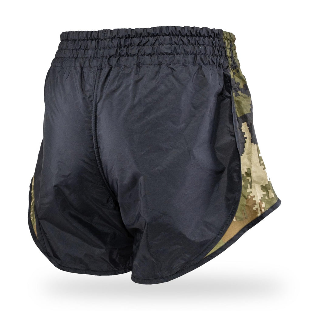 Booster Retro Hybrid BL Camo Groen Fightshorts