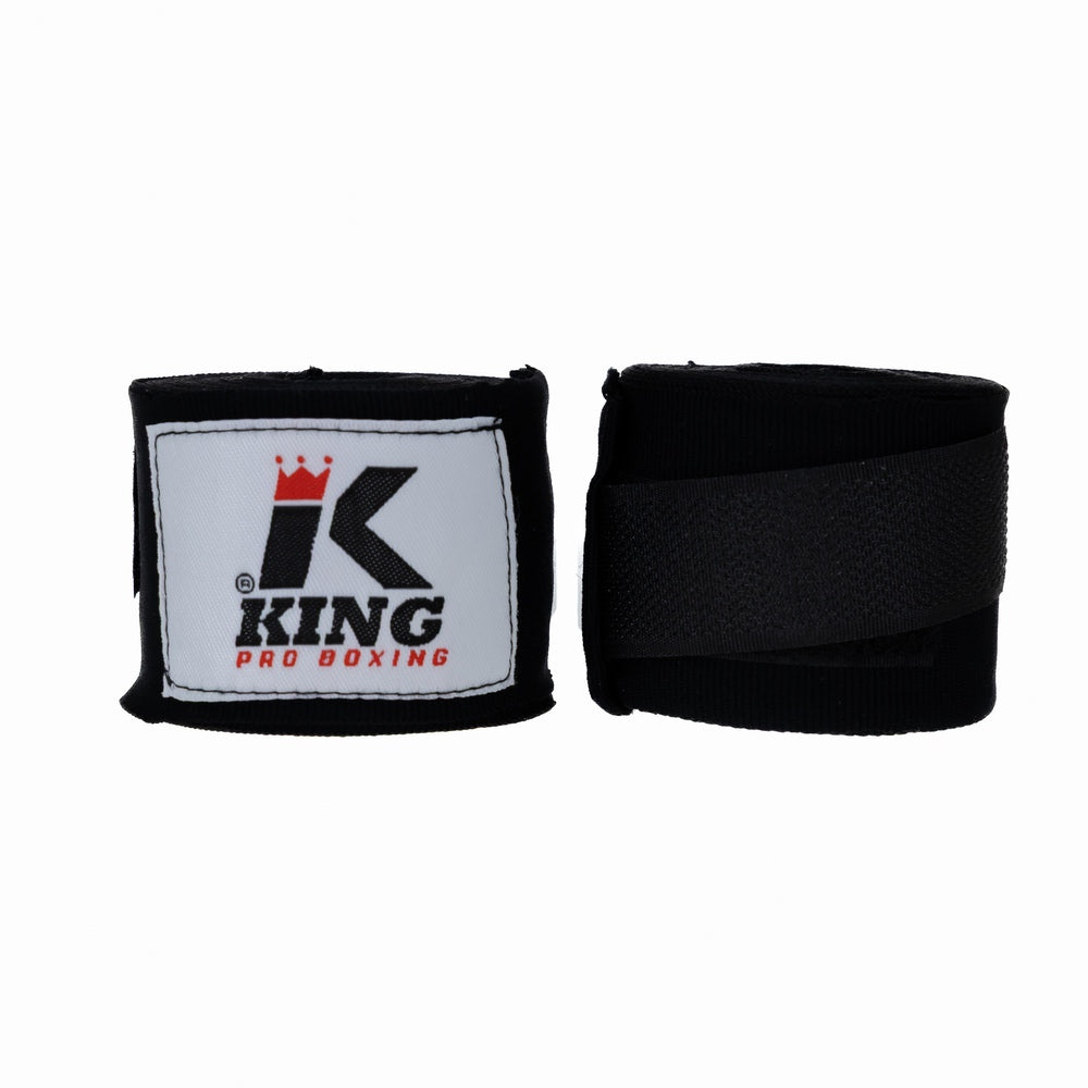 King Pro Boxing Bandages 460cm Zwart