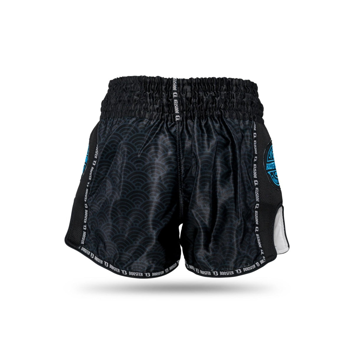 Booster TBT Slugger Wave Zwart/Blauw Fightshorts