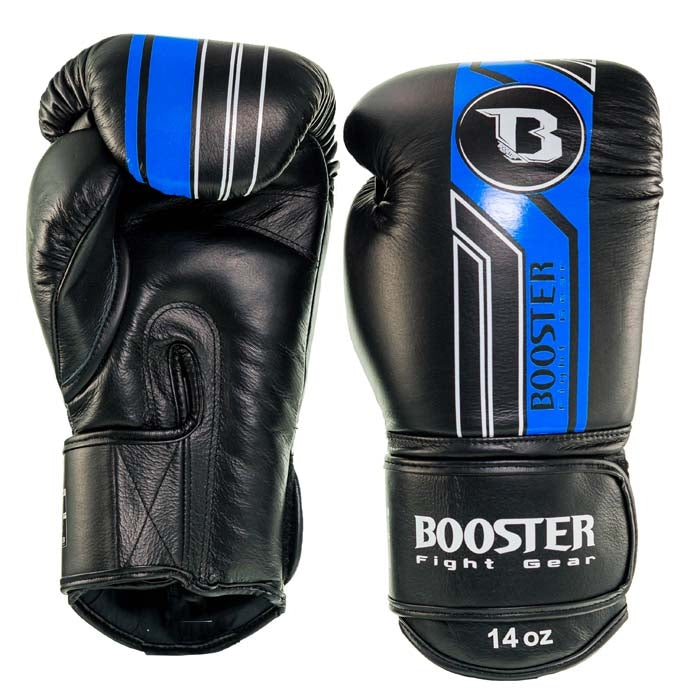 Booster BGL v9 bokshandschoenen — zwart/blauw