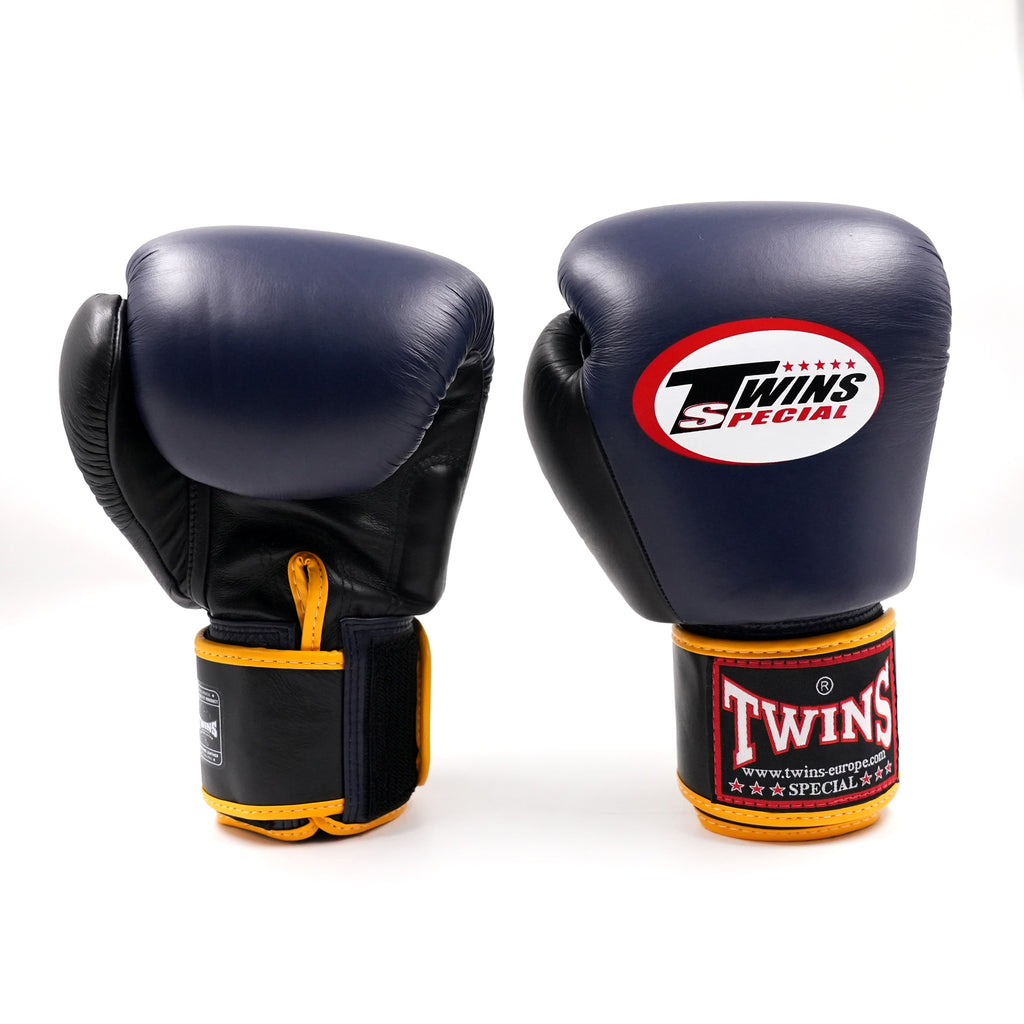 Twins BGVL3 3-tone bokshandschoenen — zwart/navy/zwart