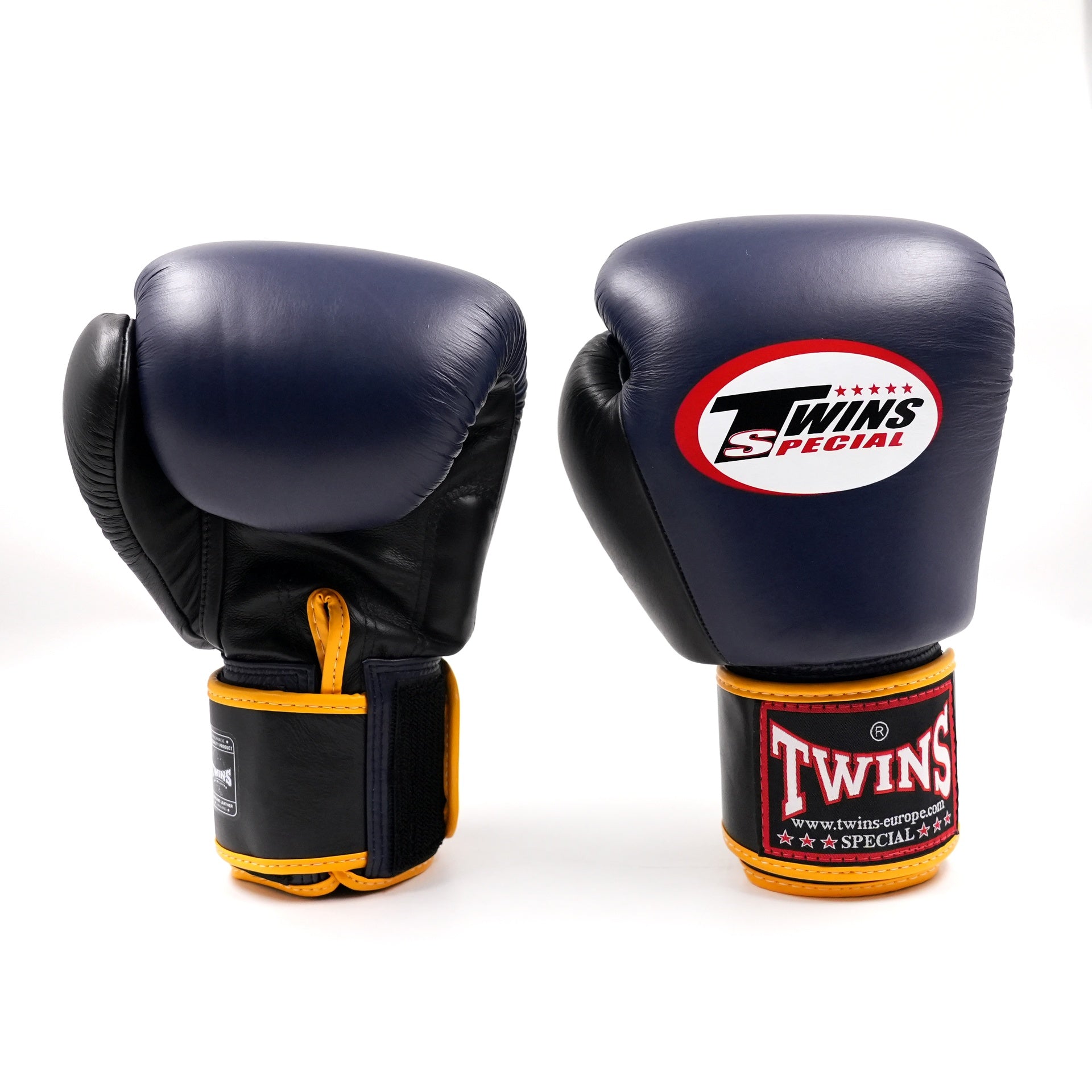 Twins BGVL3 3-tone bokshandschoenen — zwart/navy/zwart