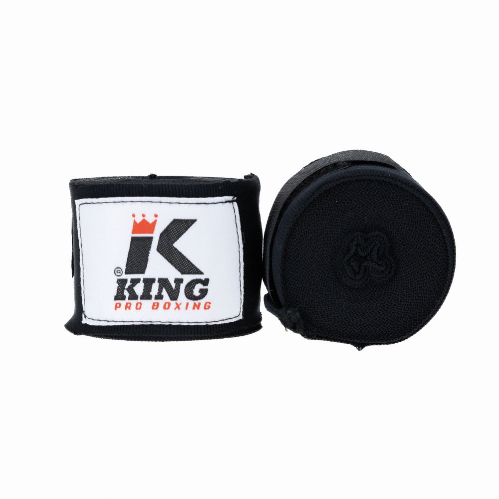King Pro Boxing Bandages 460cm Zwart