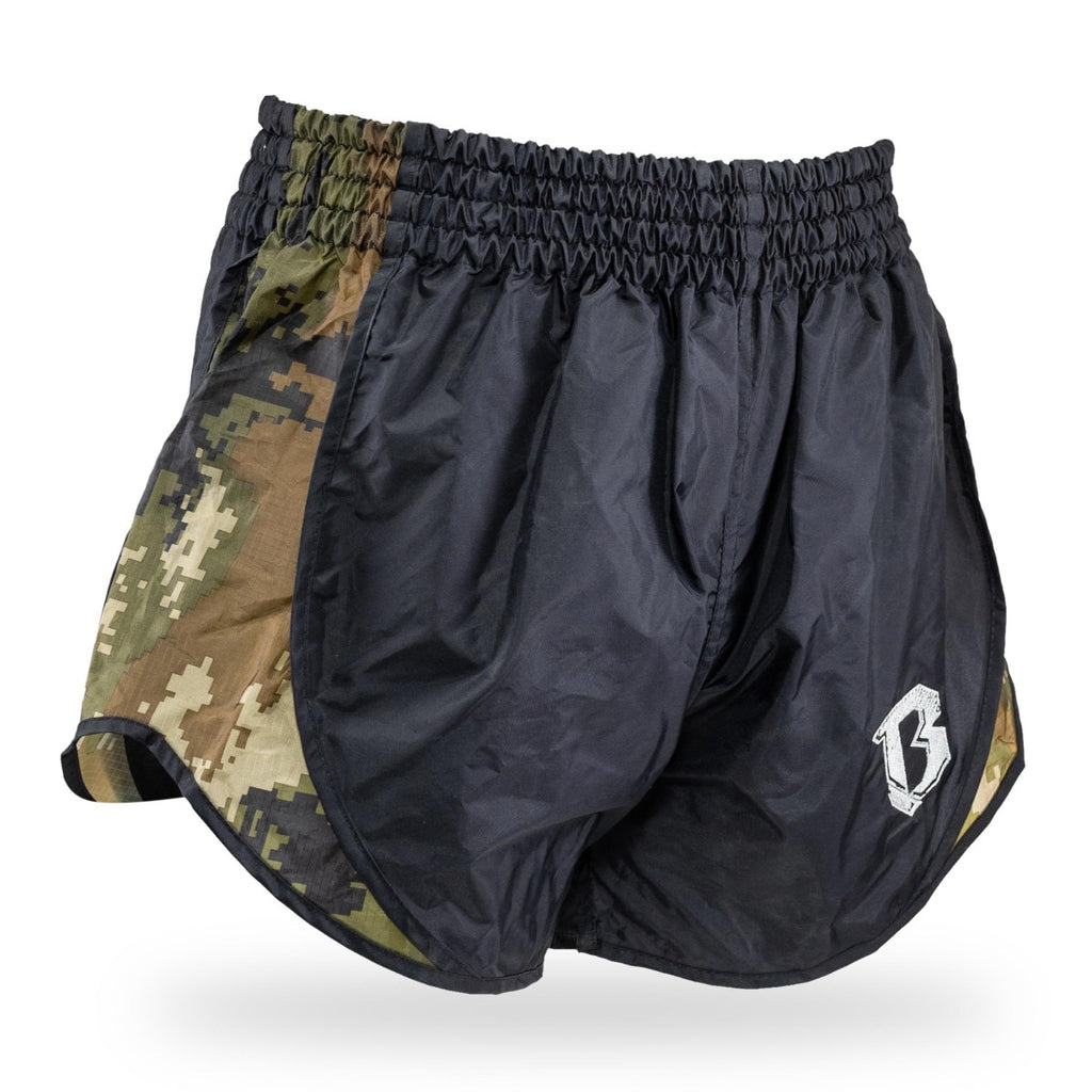 Booster Retro Hybrid BL Camo Groen Fightshorts