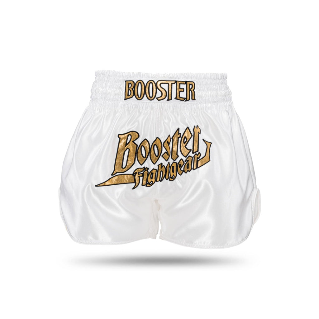 Booster TBT Thunder Wit/Goud Fightshorts