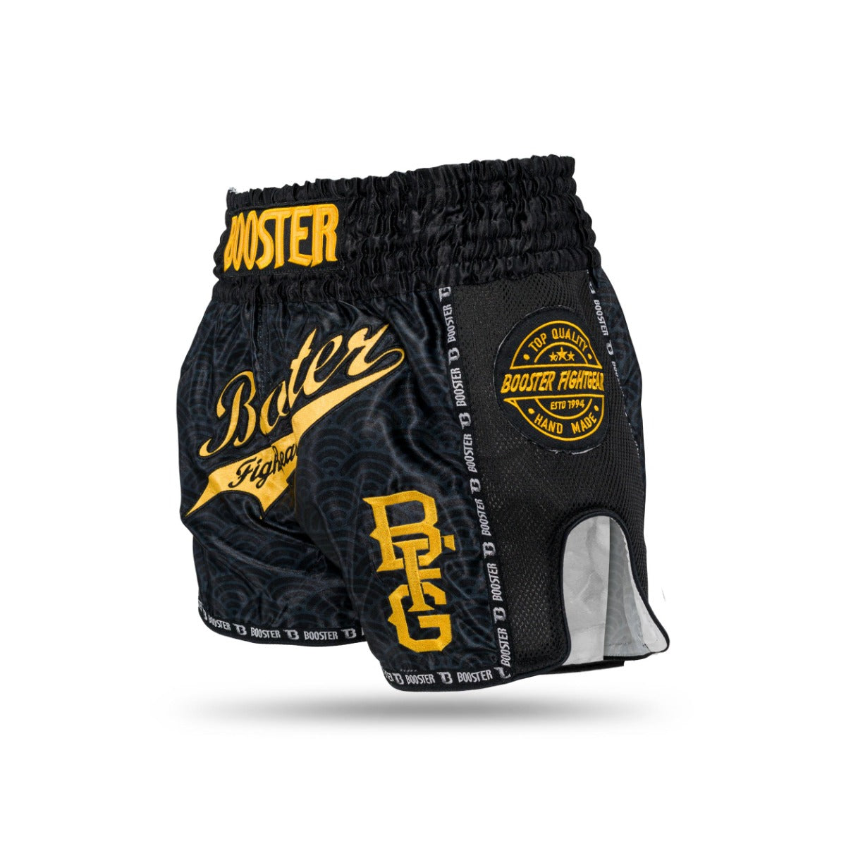 Booster TBT Slugger Wave Zwart/Goud Fightshorts