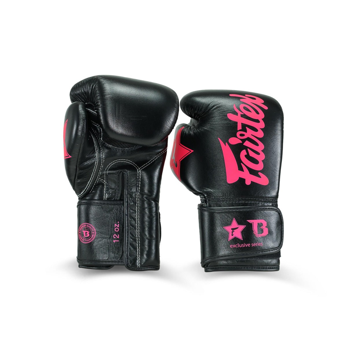 Fairtex x Booster V2 Bokshandschoenen Zwart Roze