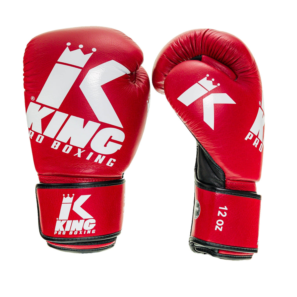 King Pro Boxing Platinum Bokshandschoenen Rood