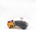 Twins BGVL3 3-tone bokshandschoenen — goud/wit/grijs