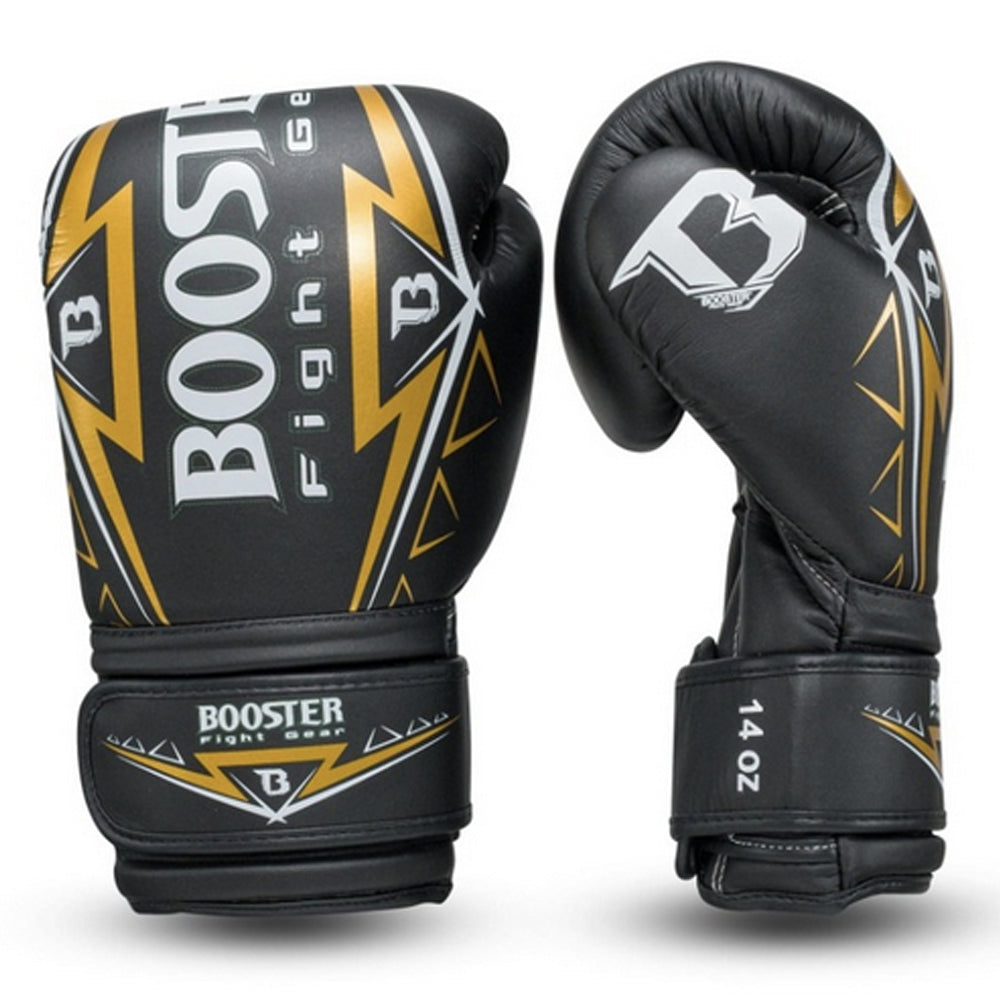 Booster War bokshandschoenen — zwart/goud