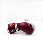 Twins BGVL3 2-tone bokshandschoenen — bordeaux/wit