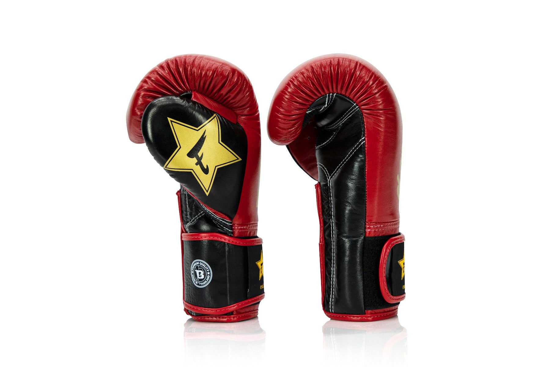 Fairtex x Booster v2 bokshandschoenen — rood/zwart/goud