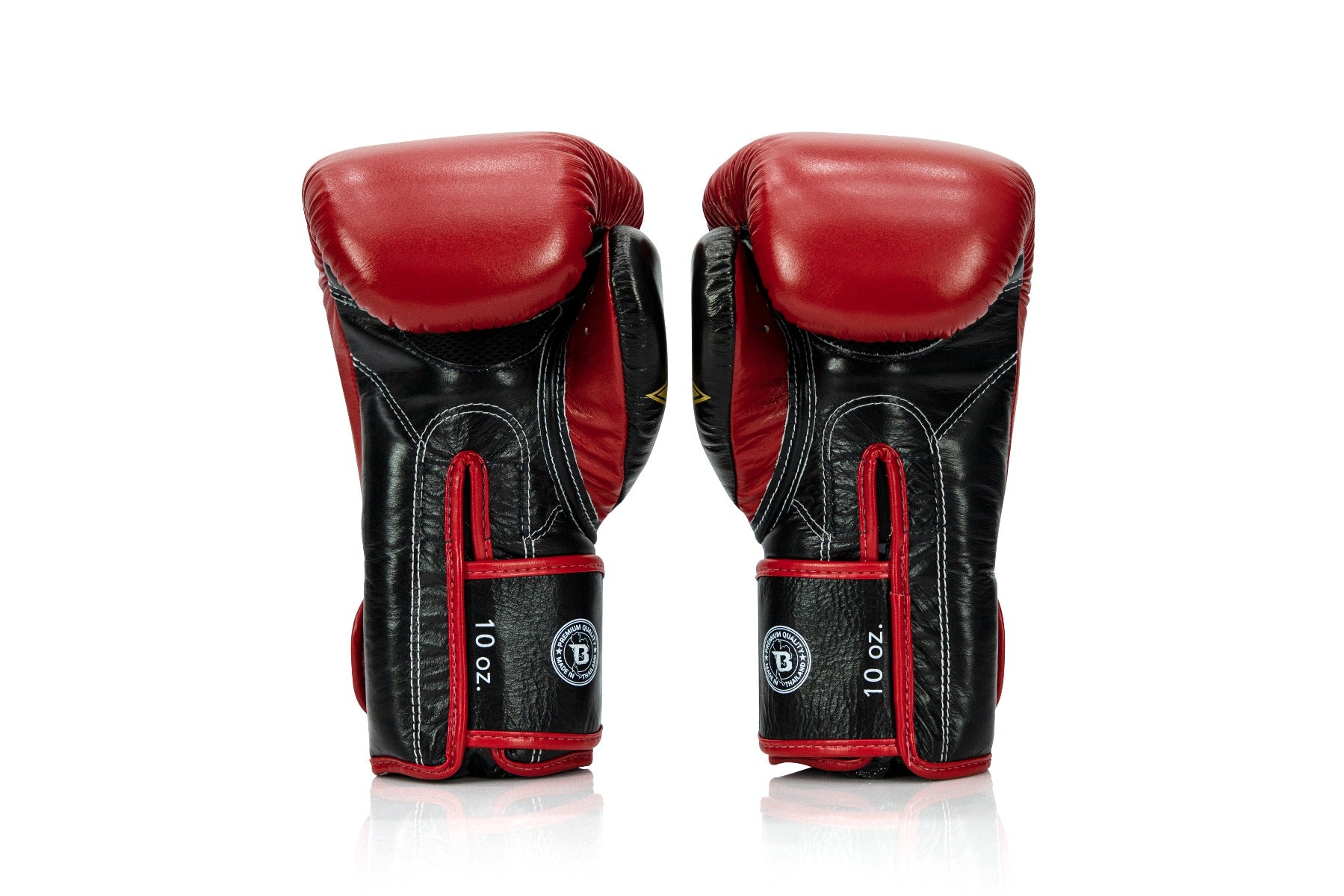 Fairtex x Booster v2 bokshandschoenen — rood/zwart/goud