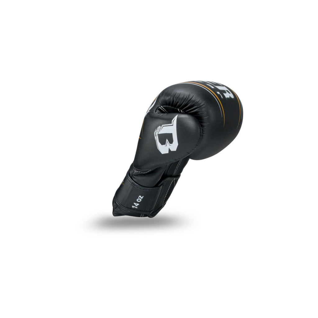 Booster War bokshandschoenen — zwart/goud