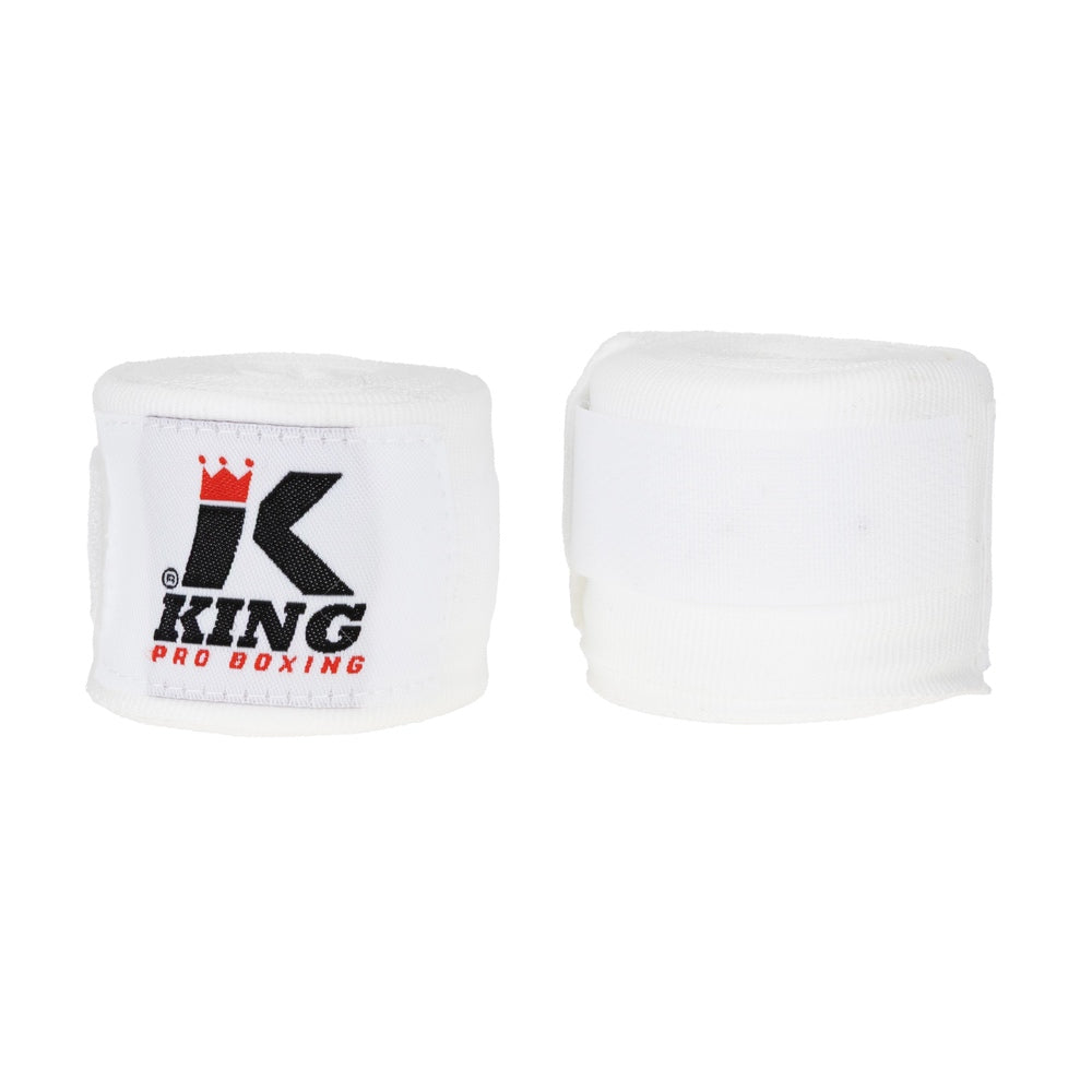 King Pro Boxing Bandages 460cm Wit