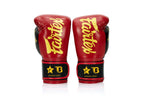 Fairtex x Booster v2 bokshandschoenen — rood/zwart/goud