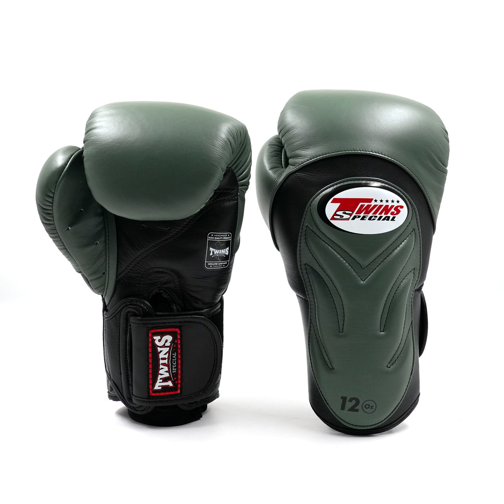 Twins BGVL6 bokshandschoenen — zwart/olijf
