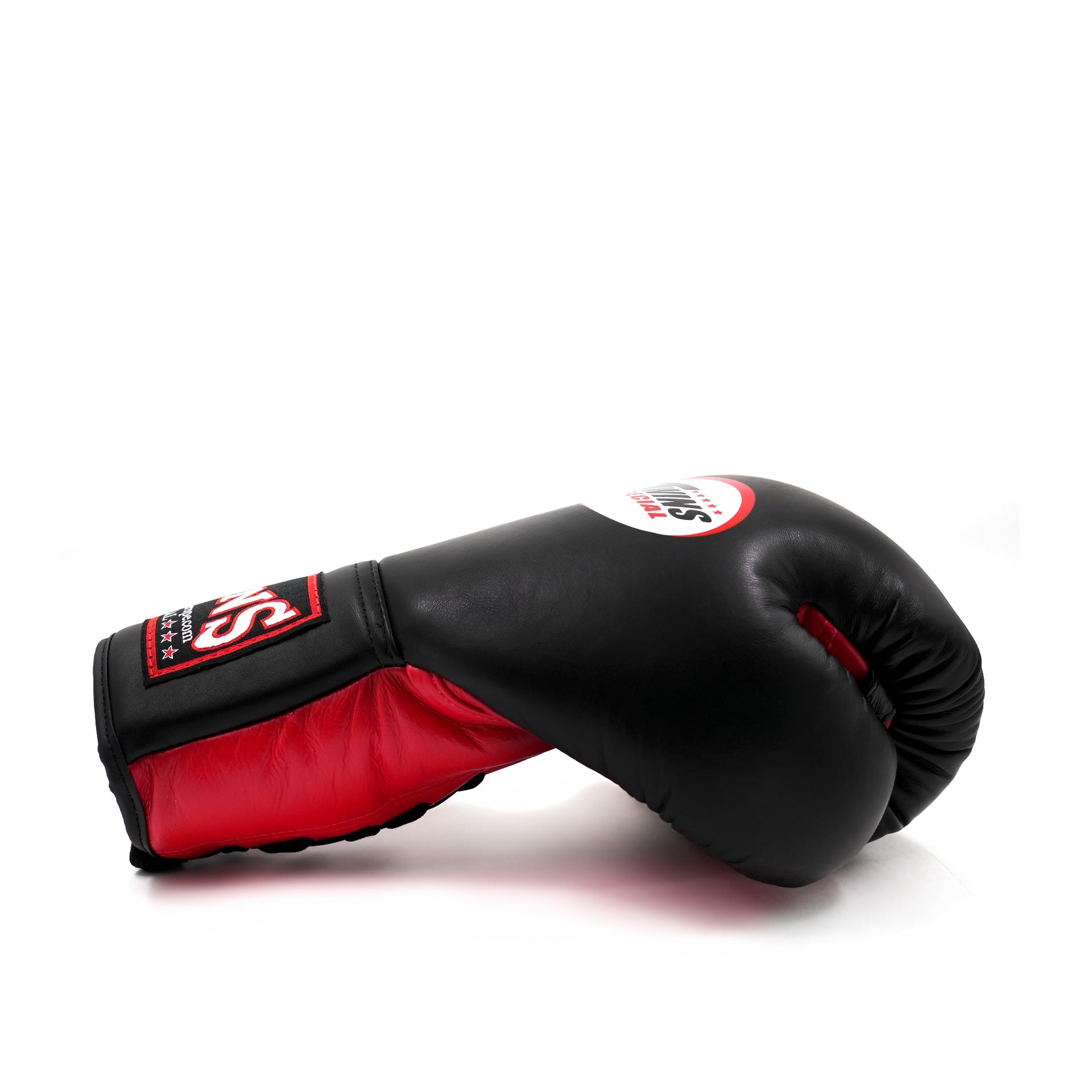 Twins BGLL1 laced bokshandschoenen — rood/zwart