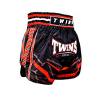 Twins Special TTBL Racing Zwart/Rood Muay Thai Shorts