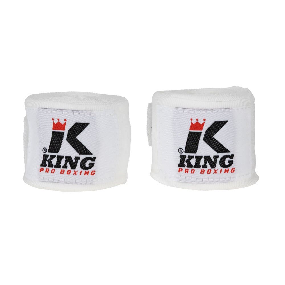 King Pro Boxing Bandages 460cm Wit