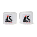 King Pro Boxing Bandages 460cm Wit