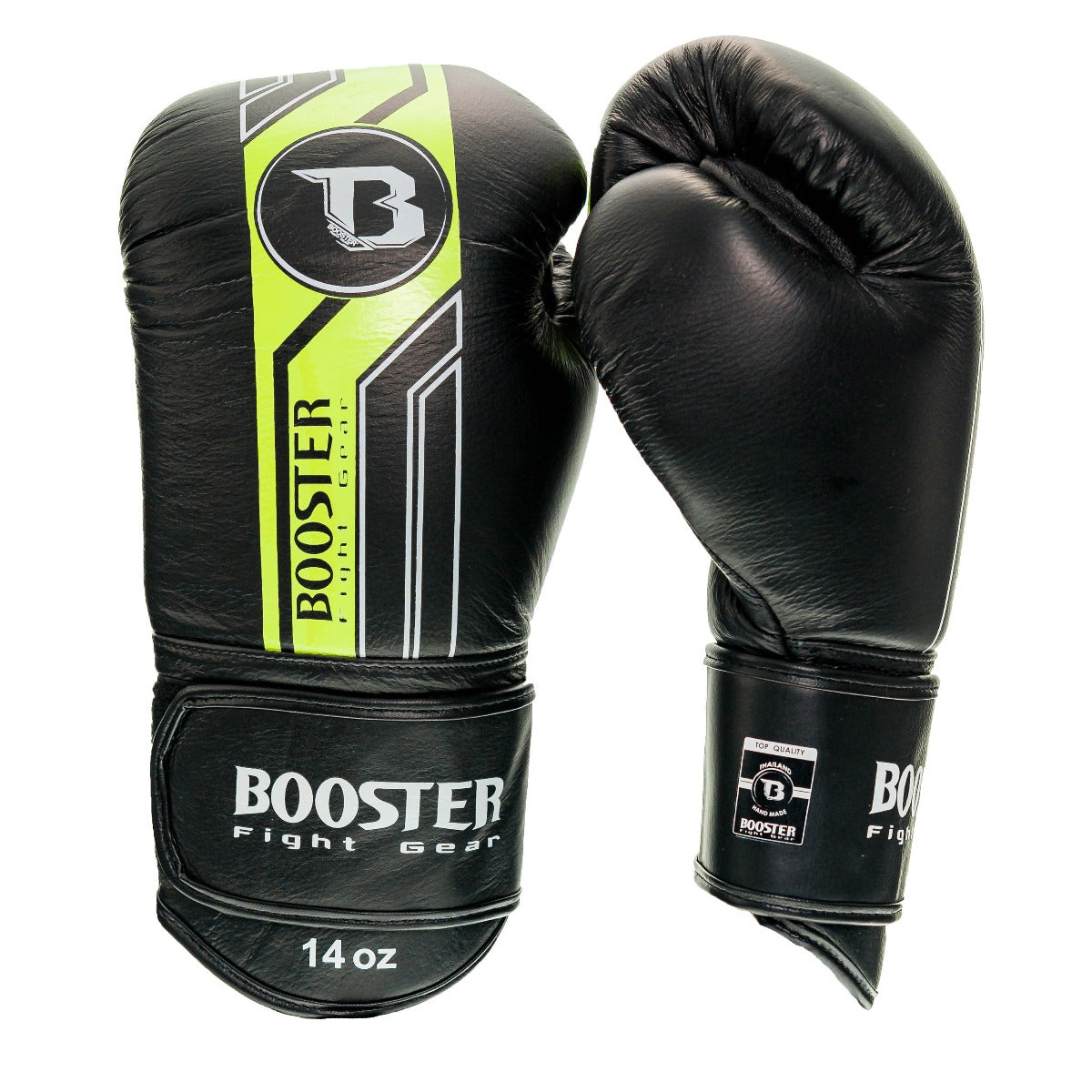 Booster BGL v9 bokshandschoenen — zwart/geel