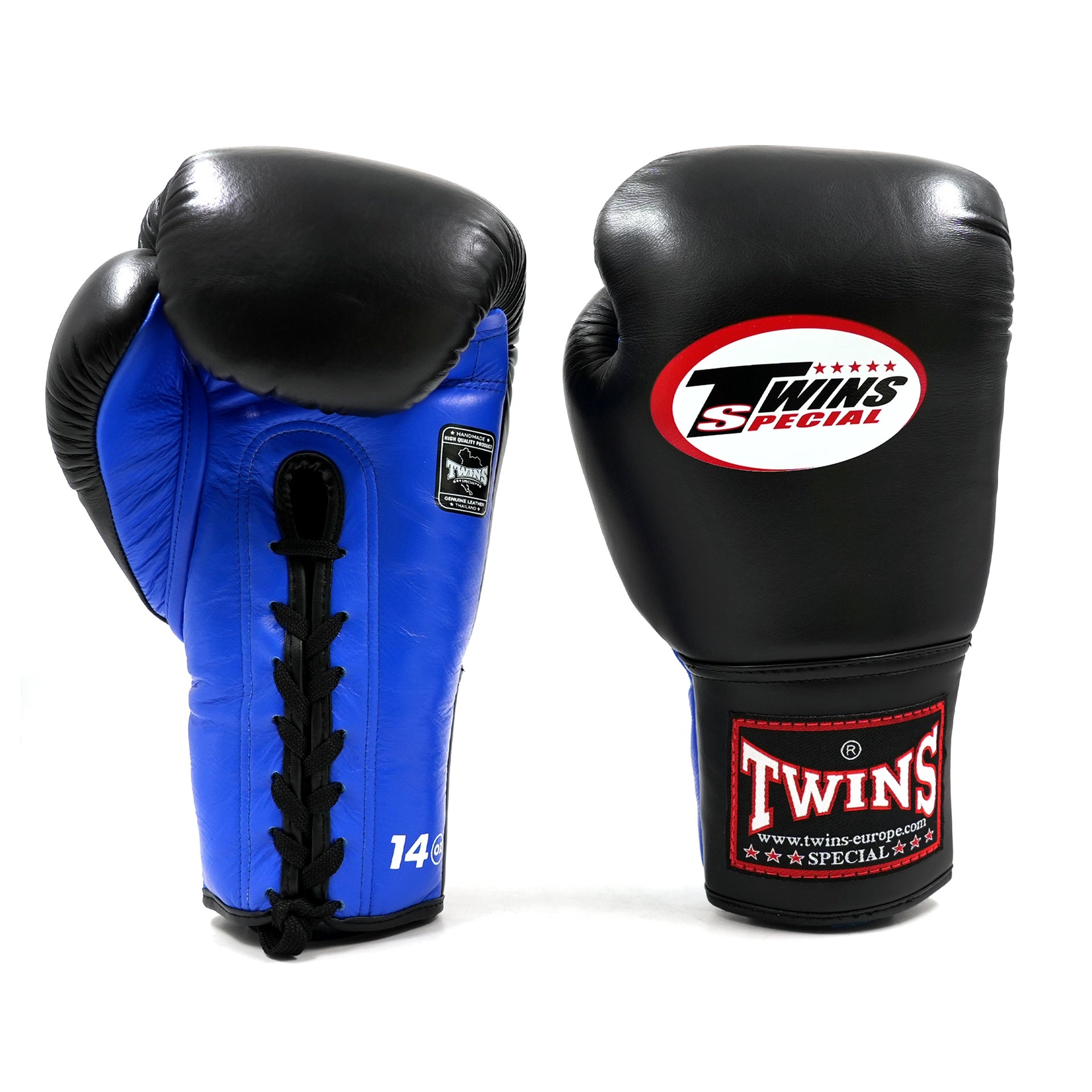 Twins BGLL1 laced bokshandschoenen — blauw/zwart