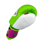 Twins BGVL3 3-tone bokshandschoenen — donkerroze/grijs/wit