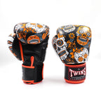 Twins FBGVL3 bokshandschoenen — Skull oranje