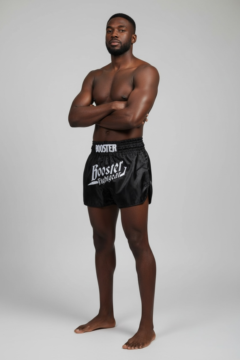 Booster TBT Thunder Zwart/Wit Fightshorts