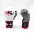 Twins BGVL3 3-tone bokshandschoenen — zwart/wit/grijs