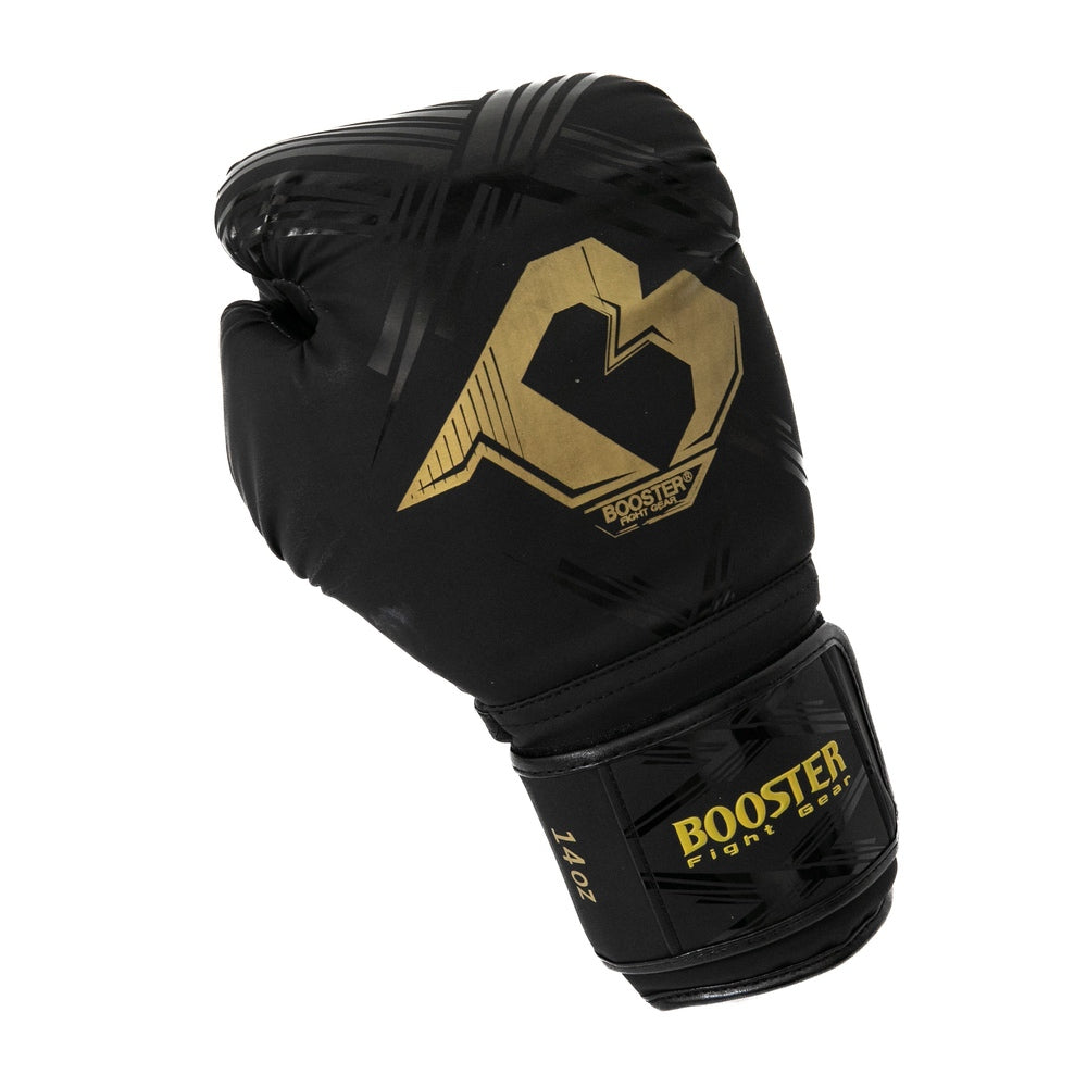 Booster Alpha bokshandschoenen — zwart/goud