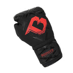 Booster Alpha bokshandschoenen — zwart/rood