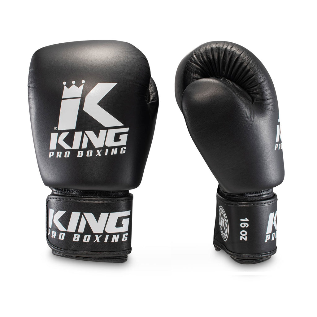 King Pro Boxing BGVL3 bokshandschoenen — zwart
