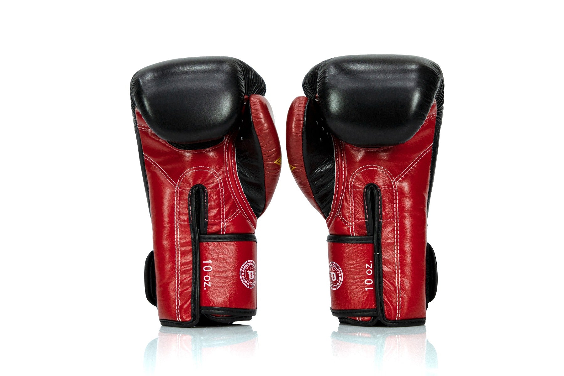 Fairtex x Booster v2 bokshandschoenen — zwart/rood/goud